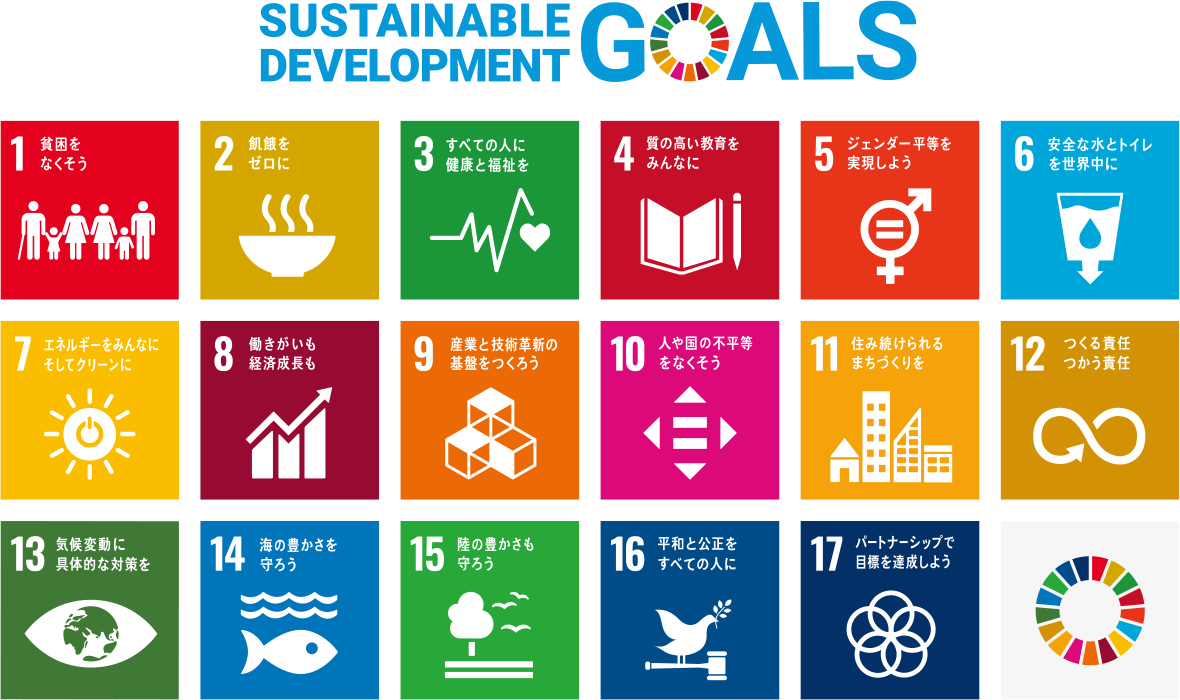17 SDGs icons