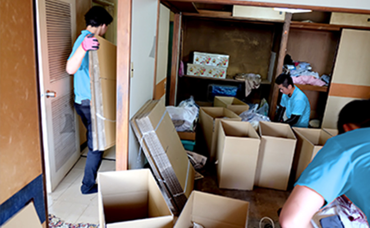 幅広い品目の引き取り