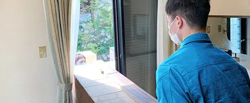 重たい廃品も安全・丁寧に搬出